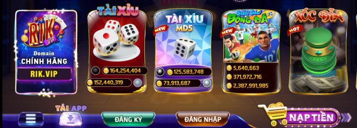 Sảnh trò chơi Rik88